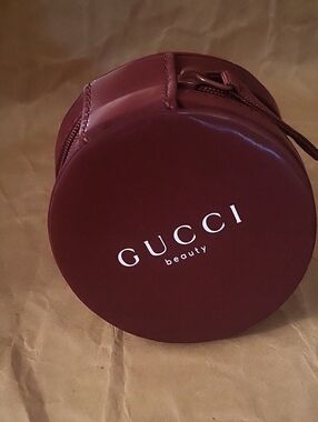 Gucci Beauty Round Makeup Case - Authentic